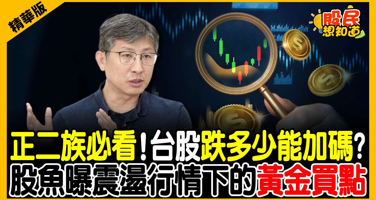 台股千點震盪！散戶狂問能押寶「正2」嗎？驚人回檔幅度算給你看！股魚曝光震盪行情下的「黃金加碼區」！