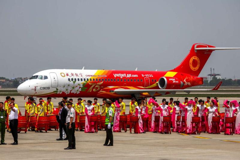 Vietjet加碼租用COMAC客機 將成中國以外最大C909營運商
