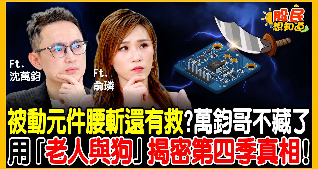 國巨(2327)、華新科(2492)股價腰斬，買在高點怎麼辦？萬鈞法人觀點：從業績吃緊看被動元件，為何這次「老人與狗」走法不同？