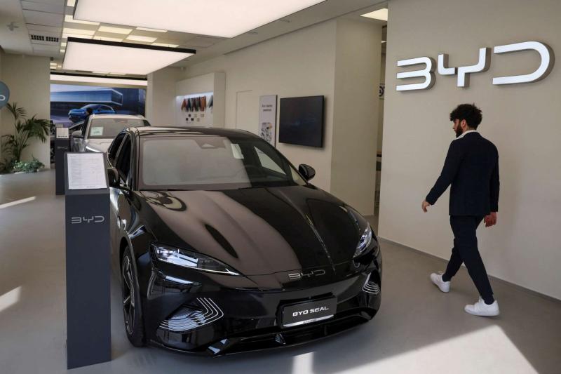 中國車廠7月歐洲市占突破11%　BYD、上汽與奇瑞包辦歐盟四分之三銷量