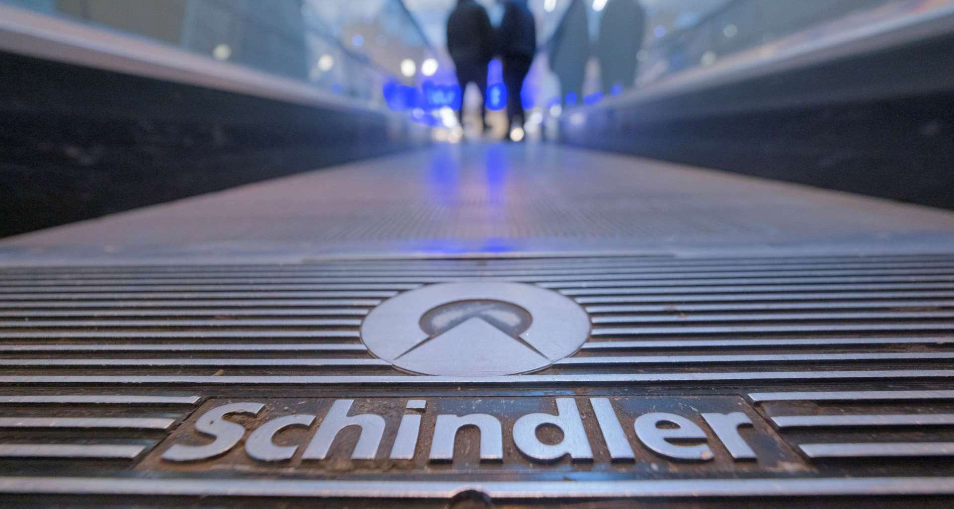 Schindler品牌電動步道資料照。