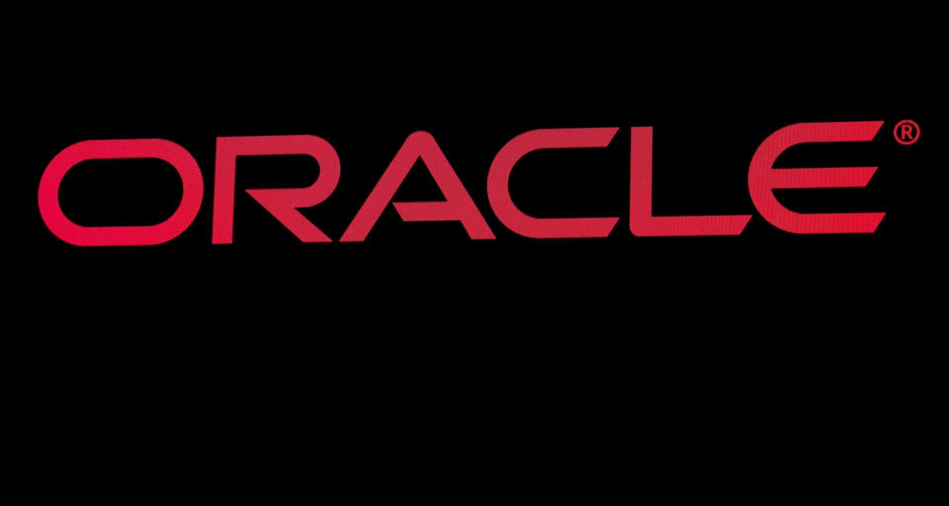 Oracle公司標誌資料照，非本次合作活動現場。