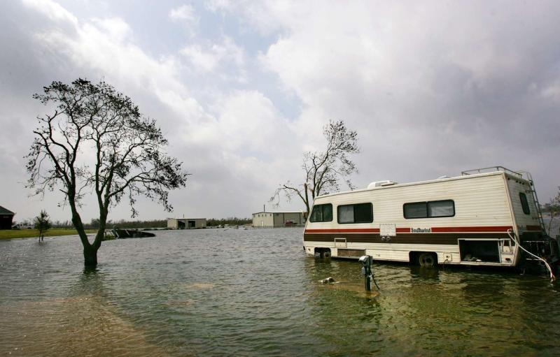 颶風麗塔（Rita）侵襲德州與路易西安納州沿海地區。Reuters/TPG