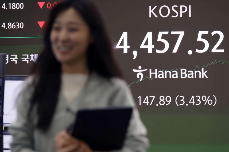 半導體股領軍翻紅　韓股收盤再創歷史新高