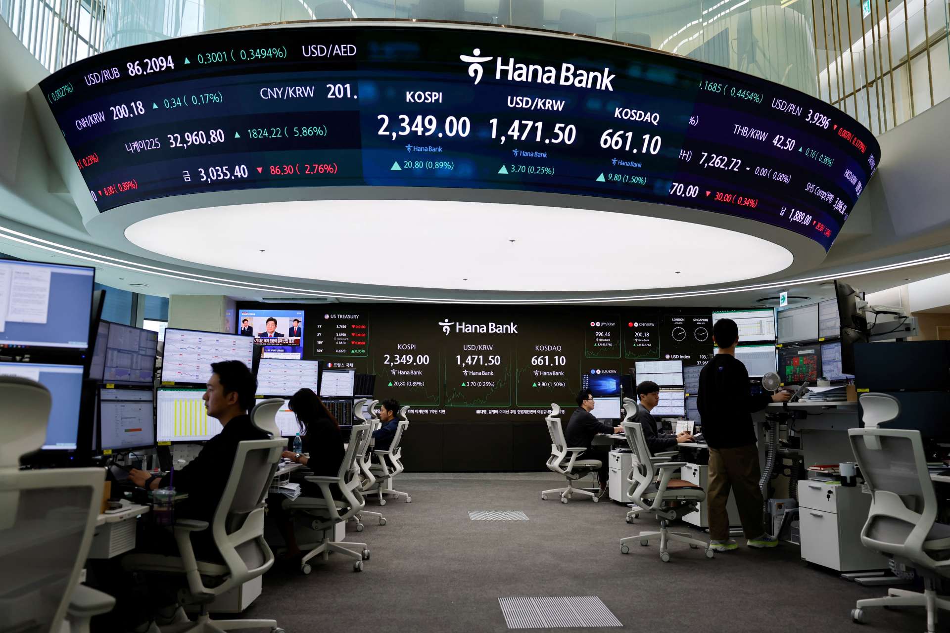 亞洲股市觀望中東局勢 南韓走強、印尼股匯承壓