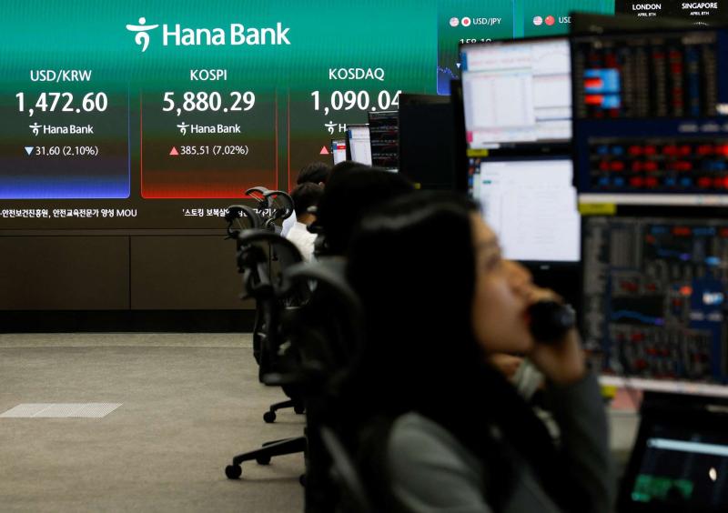 韓股週漲近 9% 創逾五年最大漲幅，美伊停火轉機激勵外資買超 1.1 兆韓元