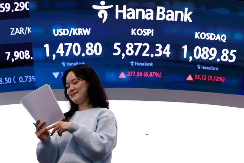 南韓股市再創收盤新高　半導體股領軍上攻、AI需求續撐記憶體景氣