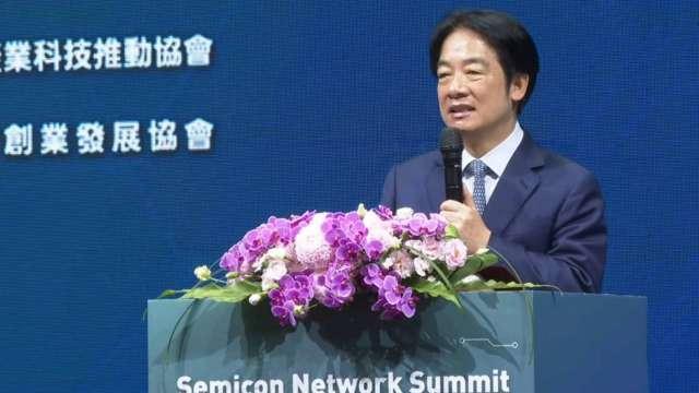 〈SEMICON〉賴清德：將投入千億元引企業加碼投資 三具體行動打造半導體持續發展