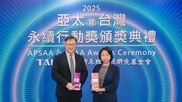 中信金控獲亞太暨台灣永續行動獎12項大獎 獲獎數居企業之冠