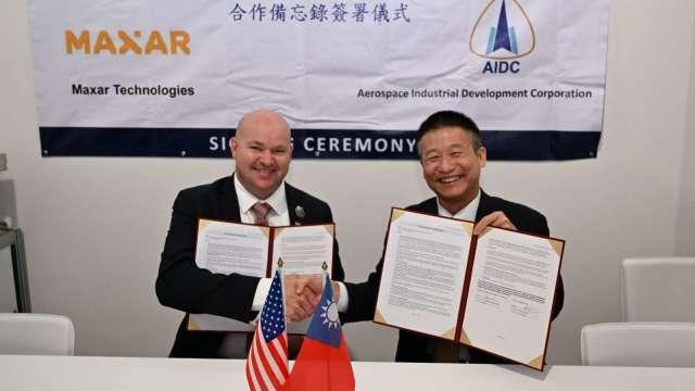 漢翔與美商MAXAR簽MOU 台灣無人機導入定位新技術