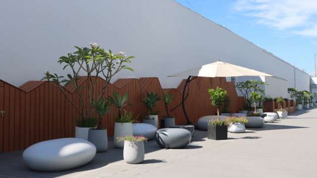 松機觀景台中秋連假完工開放 交長邀親子一起看飛機