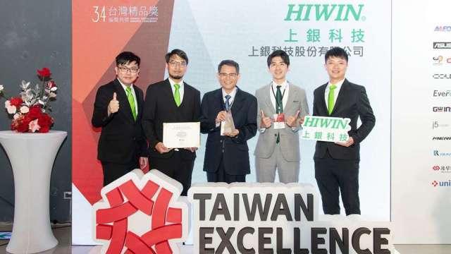 HIWIN榮獲台灣精品獎一金一銀雙榮耀與TCSA雙項表揚
