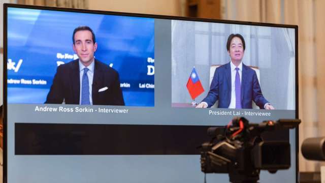 賴清德接受紐時專訪：當年若讓晶片先進製程赴中國製造 就沒有今天的台灣