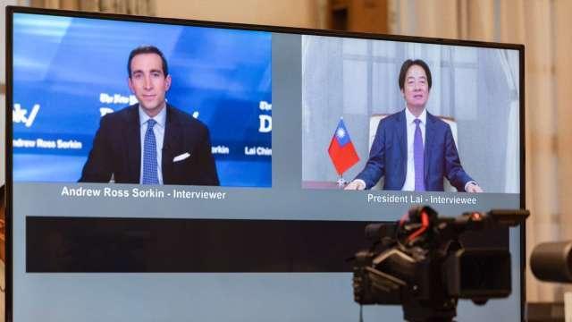 賴清德接受紐時專訪：當年若讓晶片先進製程赴中國製造 就沒有今天的台灣