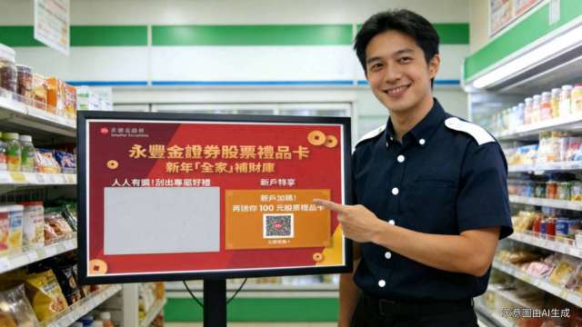 股票禮品卡刮進超商 永豐金證券攜手全家開創投資新模式