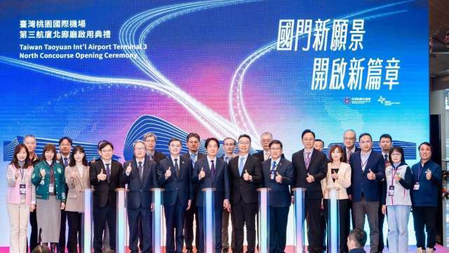 賴清德：桃機三航廈2027如期啟動 2045年希望創造2.27兆元經濟效益