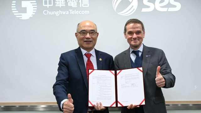 中華電信與SES簽署MOU 攜手打造北亞首座O3b mPower中軌衛星地面站