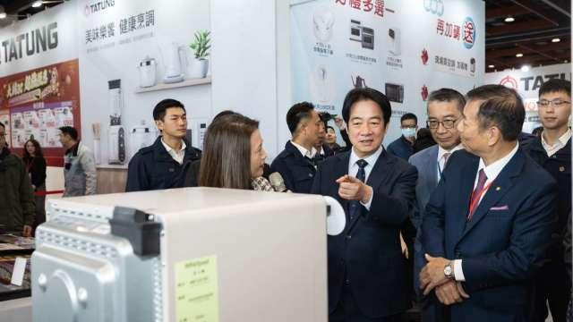 賴清德為電器展和節能汰換換新促銷 呼籲民眾逛展採購共同創造「三贏」