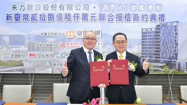 臺企銀挺中台灣開發 禾力建設28.6億聯貸案完成簽約超額認貸112%
