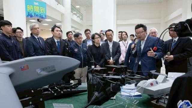 蕭美琴：無人機屬高度競爭新產業 國廠已開始取得出口實績