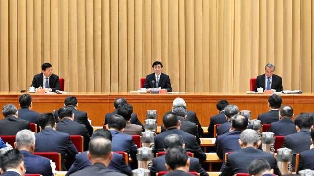 中共2026對台工作會議召開 王滬寧發話：要堅定支持島內愛國統一力量