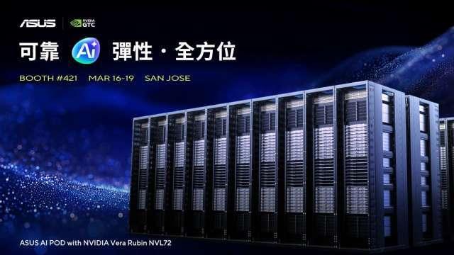 華碩前進GTC 亮相輝達rubin NVL72液冷解決方案 助攻國網中心打造AI超級電腦