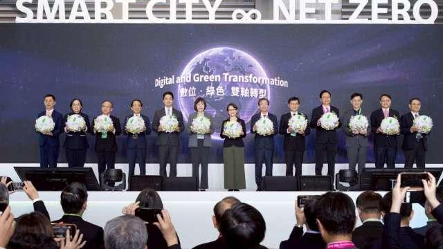 〈智慧城市展〉強化科技台灣韌性 蕭美琴：落實數位化、打造淨零轉型
