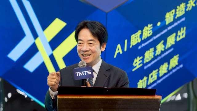 賴清德再重申：台灣需強化國防自主 工具機、機械業可促進產業發展