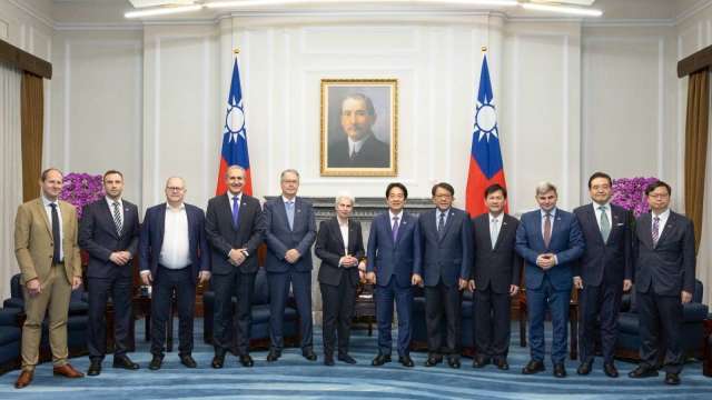 強化無人機、資安戰略合作 賴清德：台灣能與歐盟打造戰略產業供應鏈