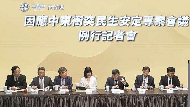 緊急啟動補助國內航空用油！因應中東情勢 卓揆力穩民生 各項能源庫存充足