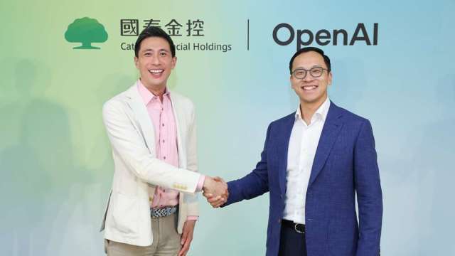 金融業唯一！國泰金與OpenAI啟動策略合作 打造企業級AI工作站